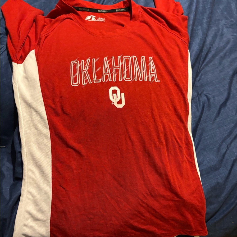 Oklahoma Red and White T-Shirt